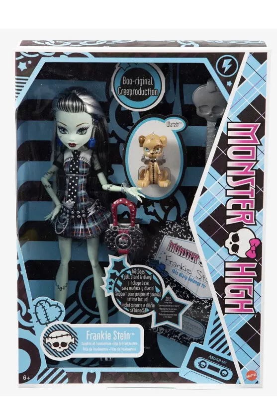 Monster High Frankie Stein Boo-Riginal Creeproduction Doll with Doll Stand  &  194735048199