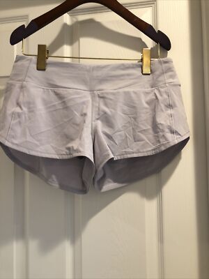 NWOT Lululemon Speed Up Shorts *2.5''Silver Lilac size：6