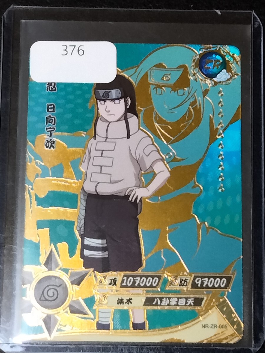 Naruto ZR Neji Hyuga Trading Card Anime CCG TCG | eBay