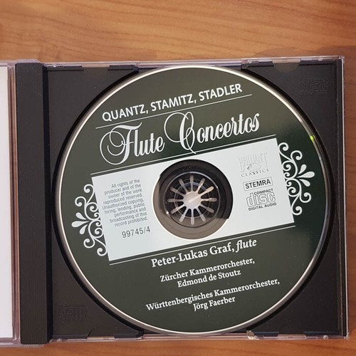PETER LUKAS GRAF Quantz, Stamitz, Stadler Flute Concertos EX/EX(CD) - Bild 3 von 4