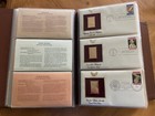 22K Gold Replicas of US Stamps, Postal Commemorative Society,. With 38 Stamps — photo 8