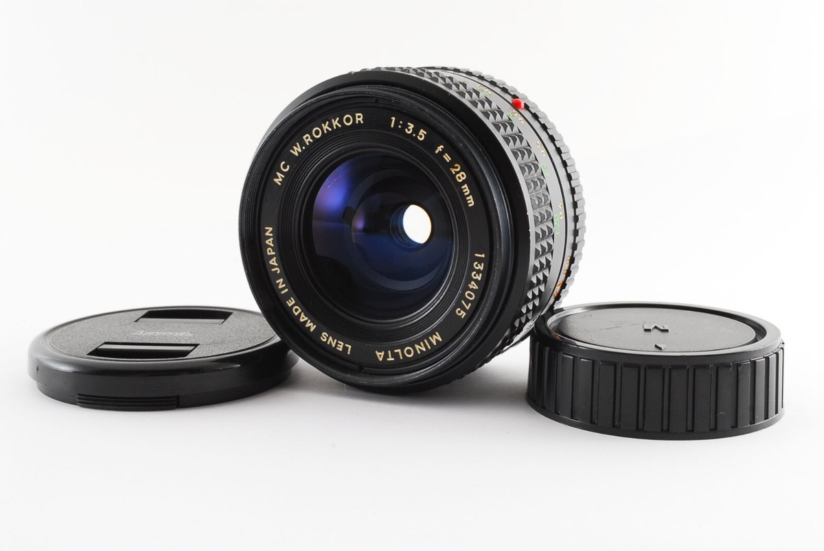 その他 MINOLTA  MC  1:3.5  f=28mm Minolta MC W.ROKKOR 28mm f/3.5 Prime Lens SR/MC/MD Mount [Exc++]