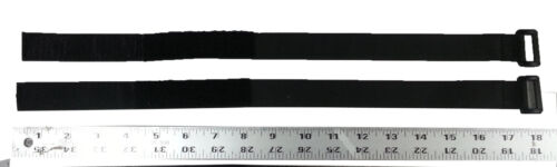 10X 1" x 18" Heavy Duty Hook and Loop Fastener Cable Tie Straps Poly Webbing