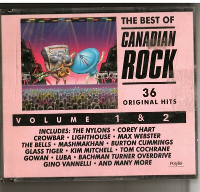 The Best of Canadian Rock 36 Original Hits 2 CD Set Polytel 1991