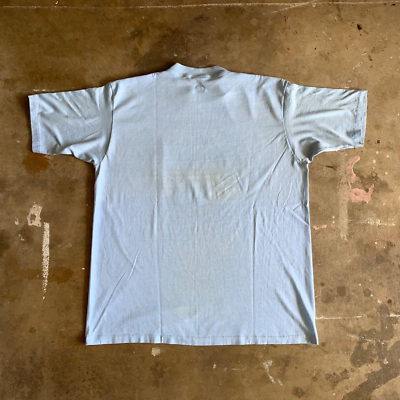 70s - 80s VINTAGE HANG TEN SURF BRAND T-SHIRT MEN SZ L PAPER THIN