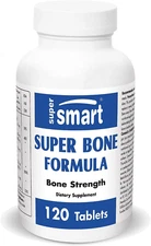 Supersmart Super Bone Formula - with Calcium, Magnesium, Vitamin D3 & Strontium