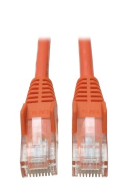 Tripp Lite 15FT RJ45 Male Cat5e 350MHz Snagless Molded UTP Patch Cable - Orange