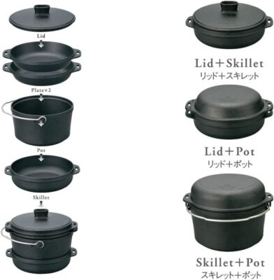 Snow Peak Cs-550 Combo Dutch Duo Camp Barbecue At1028 for sale