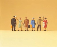 Preiser 14020 HO1:87; Reisende, Neu & Ovp