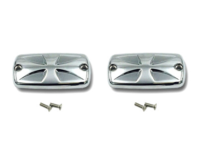 Honda VTX1800 F Chrom Hauptbremszylinder/Ausgleichsbehälter Tops/Caps/Covers (Paar) M023451
