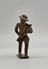 Cast Iron Soldier with Rifle over 2 inches tall  16795 