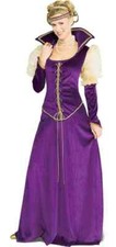 Renaissance Lady Faire Queen Princess Fancy Dress Up Halloween Adult Costume