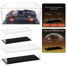 Multiple Size Transparent Acrylic Display Box For Figure Toys Car Model Showcase