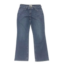Levi Strauss Signature Mid Rise Bootcut Medium Wash Blue Jeans Wms 16 Long