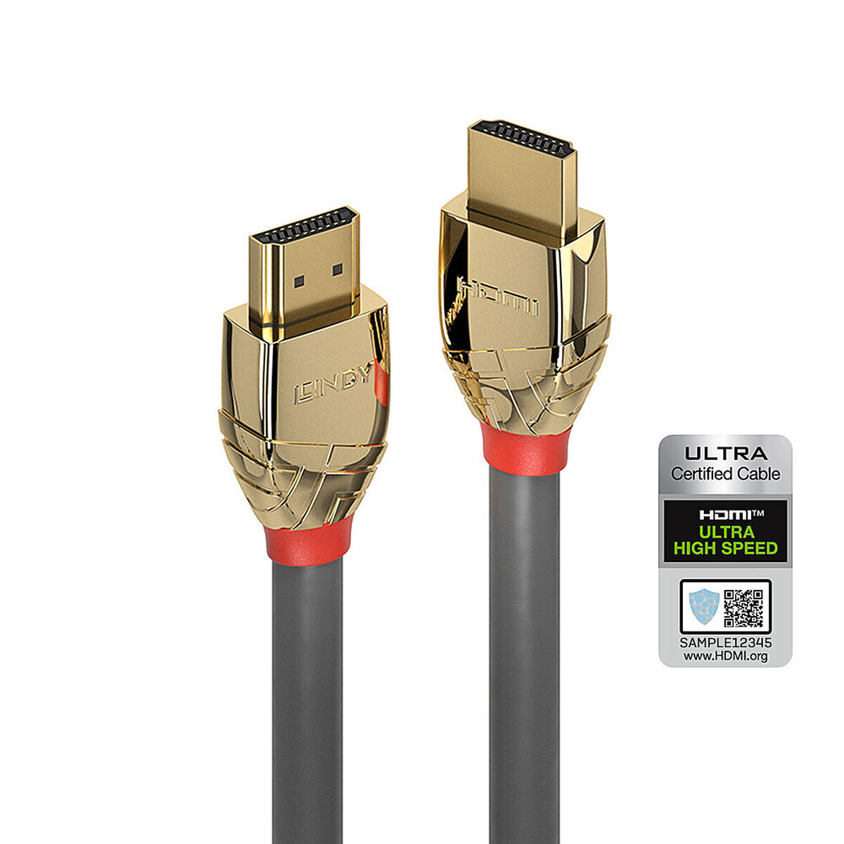 Thumbnail - Hdmi Kabel Lindy 37603 3 M Schwarz Grau