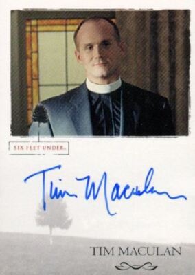 Six Feet Under Seasons 1 & 2 Tim Maculan as Father Jack Autograph Card