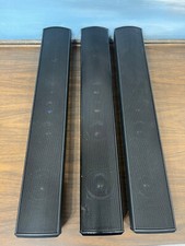Pinnacle Qp5 Series Lcr For Flat Panel Tvs Black ( Lot Of 3 Lcr Speakers)