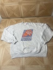 Vintage Phoenix Suns Swingster Sweater 90s L Gray Crew neck