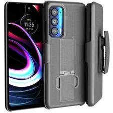 Motorola Edge 5G UW 6.8" (2021) Rome Tech Belt Clip Holster Phone Case, Cover