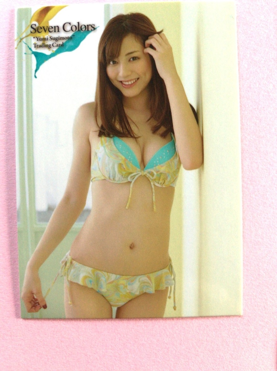 セクシーカードE437 RG06 Yumi Sugimoto TCG CARD 2013 Seven Colors gravure Bikini
