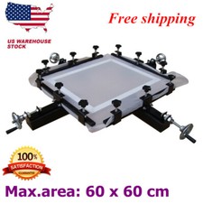 High Precise 24"x24" Manual Screen Stretching Machine Screen Print Stretcher