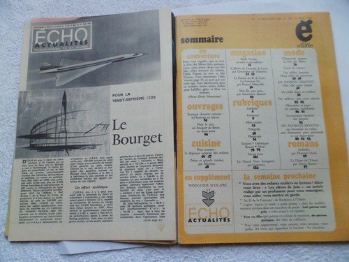 ECHO DE LA MODE N°21 21/05/1967 Mode Couture Tricot Odile Versois Le Bourget - Picture 2 of 8