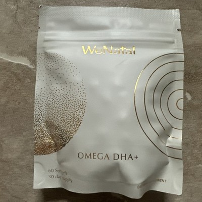 WeNatal Dietary Supplement 60 Soft gels Omega DHA+