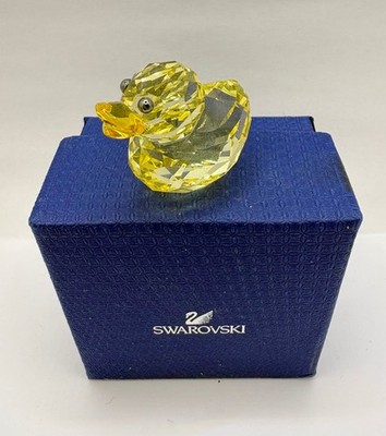 Swarovski Ente Figur sonnig sandgelb Kristall 1077936 Originalverpackt Retired
