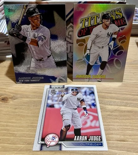 2026 Topps Series 1 Aaron Judge 15 Card Lot 5 SMLB-1 5 TOG-3 5 Base #1 Yankees