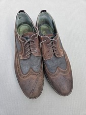 Brown And Green Brouges Size 10 UK