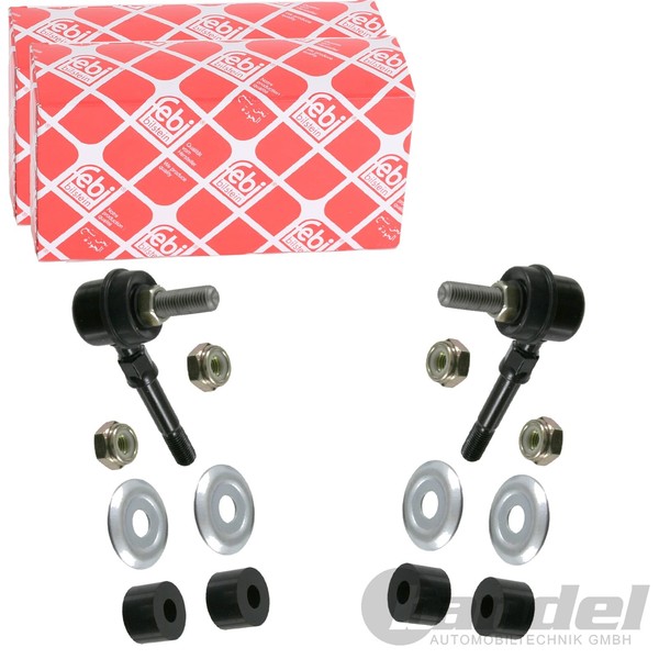 2X febi bilstein Koppelstangen Vorne Beidseitig Passend FÜR Nissan 100NX 300ZX-image