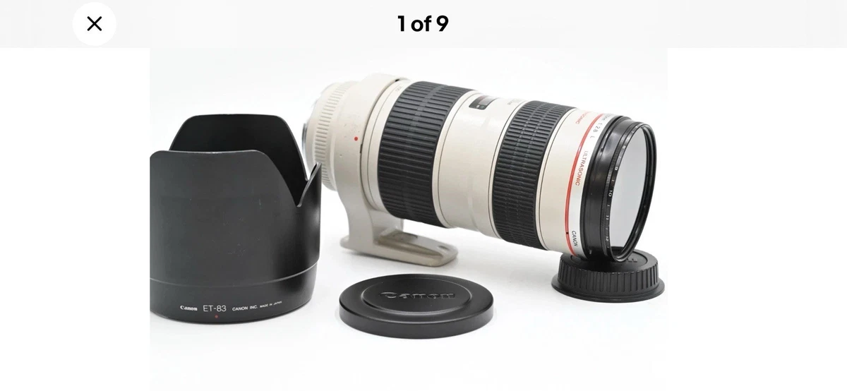 Canon EF f/2.8 70-200mm Camera Lenses for sale | eBay