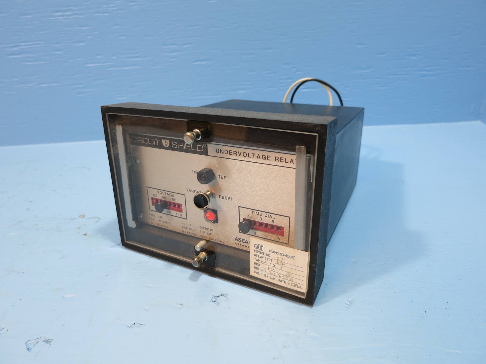 ABB 411B4165 Circuit Shield Undervoltage Relay Type 27D Asea Brown Boveri