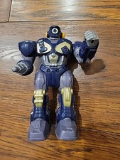 Super Fighter Hap-P-Kid Happy Kid Toy Action Blue Gold Robot C34118 Figure