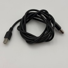 USB 2.0 Printer Cable Type A to Type B Black Data Transfer Cord