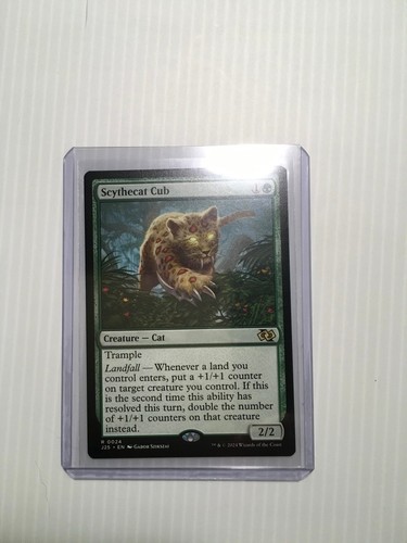 MTG Scythecat Cub Foundations Jumpstart R024 Regular Near-mint (NM) - Picture 3 of 3