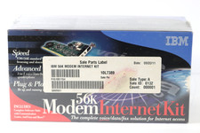 *NUOVO* IBM 56K Modem Internet Kit Voce Dati Fax 10L7389 Nuovo Scatola Sigillata