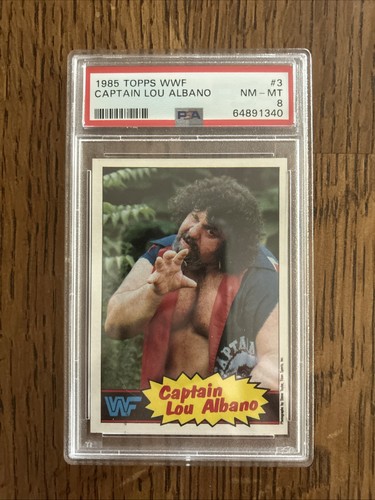 1985 Topps WWF Captain Lou Albano #3 card