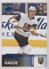 2019-20 Upper Deck Overtime Rookies Blue Foil Nicolas Hague #111 a2v