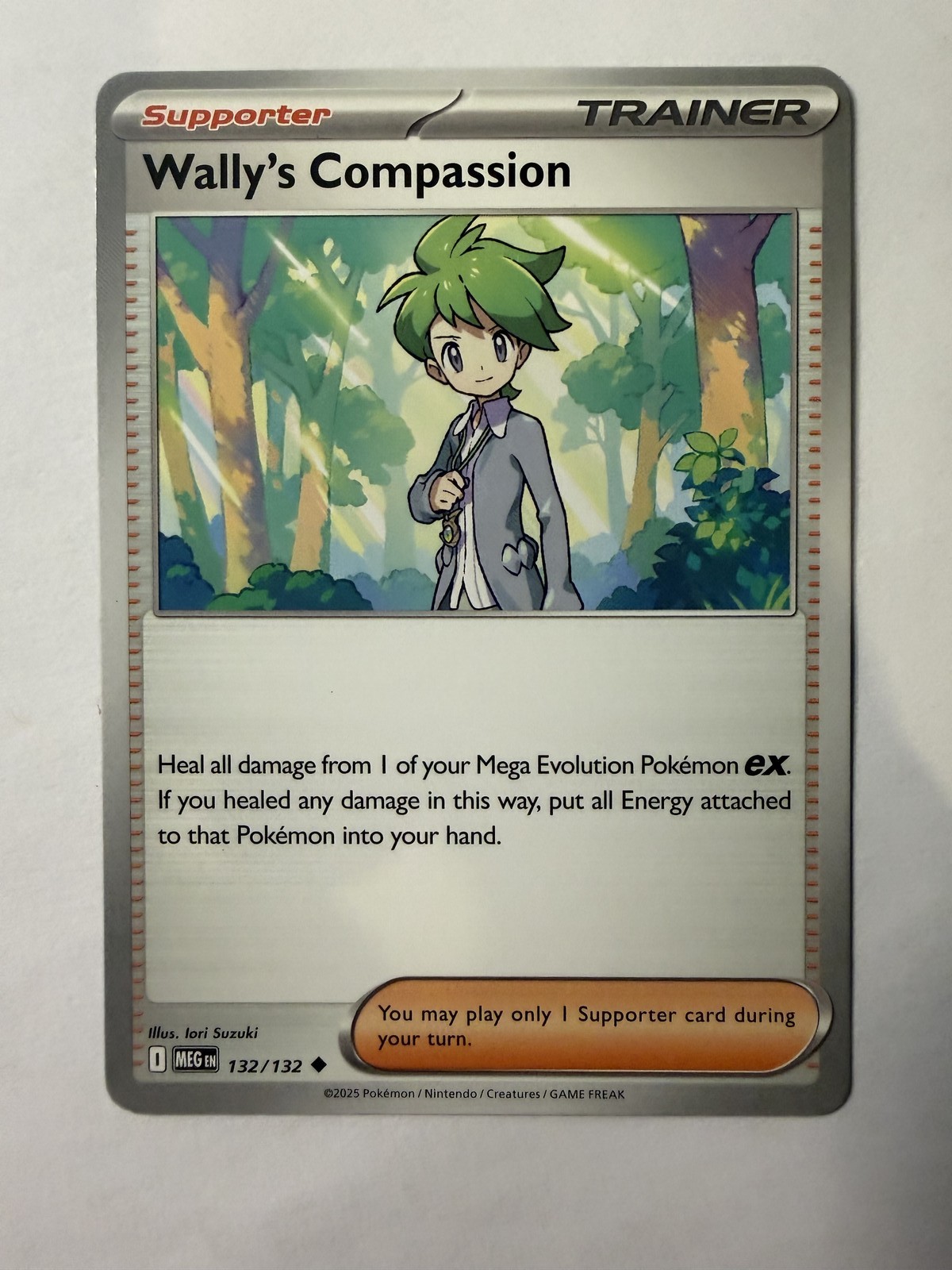 Wally's Compassion - ME01: Mega Evolution 132/132 NM English Pokemon Card