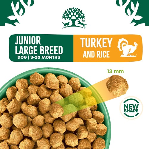 12kg James Wellbeloved Junior Large Breed Dry Dog Food Rich in Turkey & Rice - Picture 8 of 9