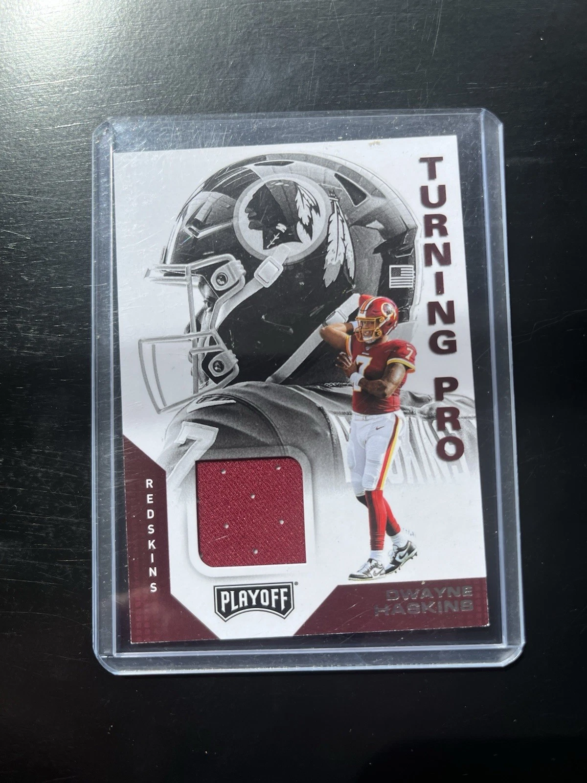 Dwayne Haskins trading card