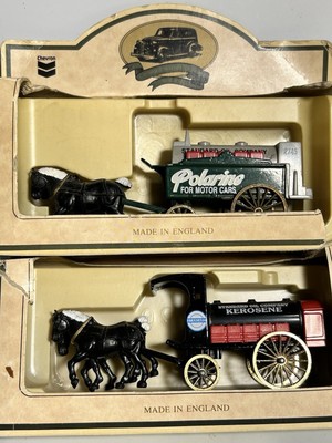 2 Lledo Days Gone Standard Oil Polarine Kerosene Horse Drawn Wagon Diecast W Box