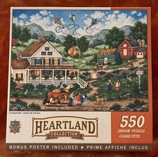 Crosswinds Heartland Collection Country Home/Barn Puzzle 550 Pieces-MasterPieces