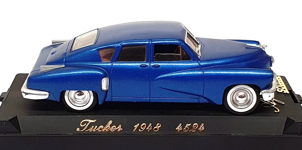 Torpedo Tucker Solido escala 1/43 Diecast 4524 - 1948 - Met. Azul Foto 3 de 4