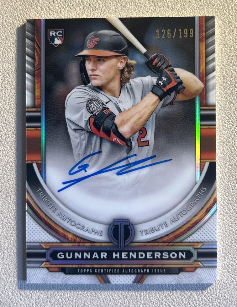 2023 Topps Tribute - Gunnar Henderson #TA-GH for sale | eBay