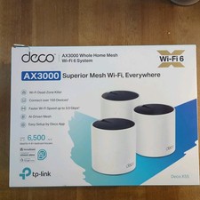 TP-LINK Deco X60 AX3000 Whole Home Mesh Wi-Fi System - 3 Pack for