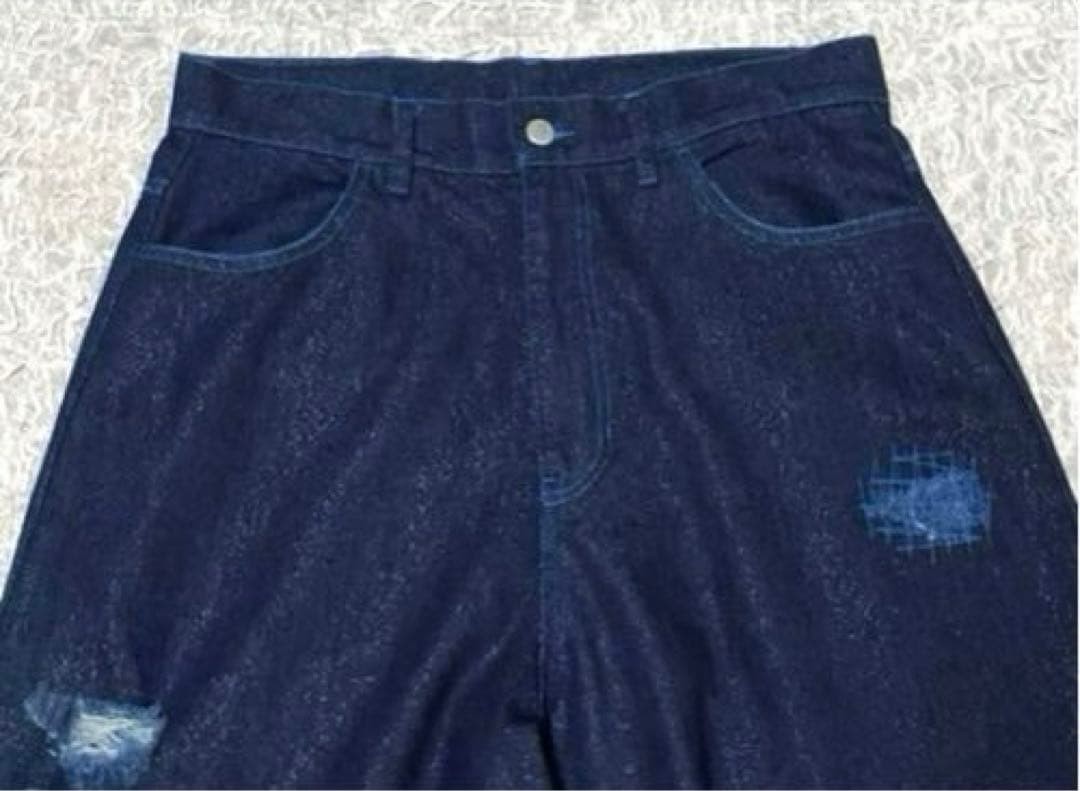 GIDEAL. Denim Set Up Damaged Processing Glitter B… - image 17