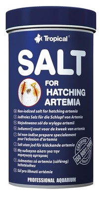 Tropical Salt for Hatching Artemia Speziall Salz für die Zucht von Artemia 250ml