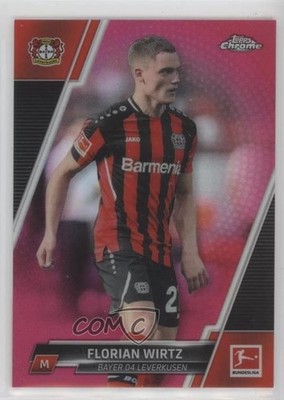 2021-22 Topps Chrome Bundesliga Magenta Refractor 248/399 Florian Wirtz #69 0t30